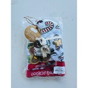 Mud Pie NWT Bake Gingerbread Cookies Together Adult & Child Christmas Oven Mitts